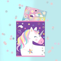 8 Bolsas sorpresas unicornio