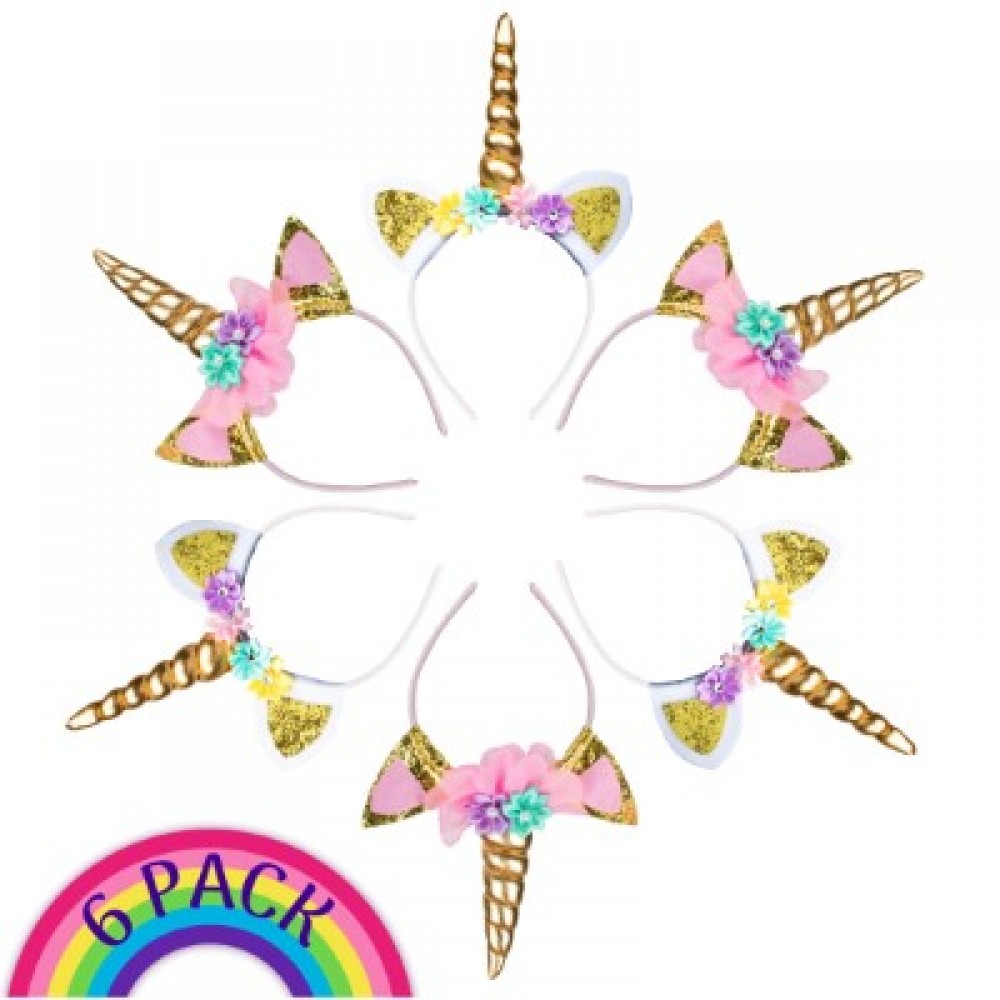 6 Diademas unicornio 6 Diademas unicornio