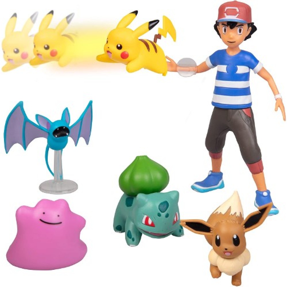Pokemon 6 figuras set batalla