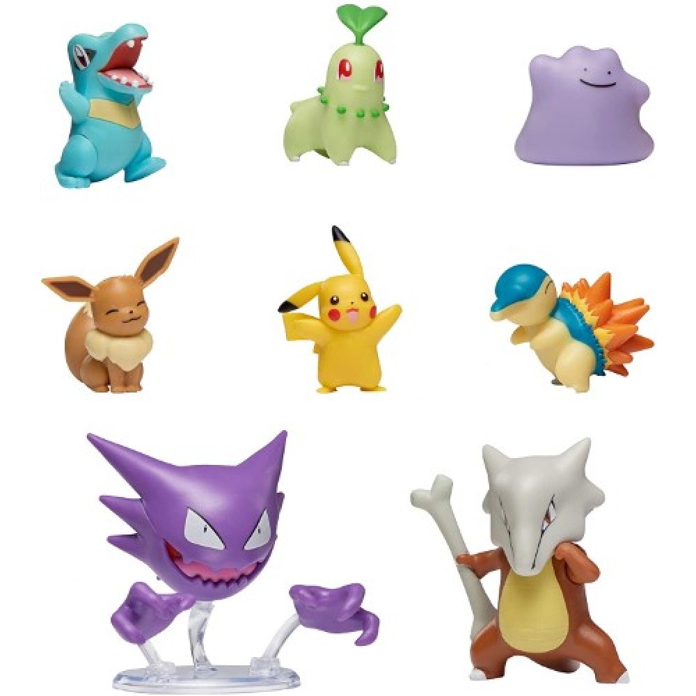 Pokemon 8 figuras set batalla