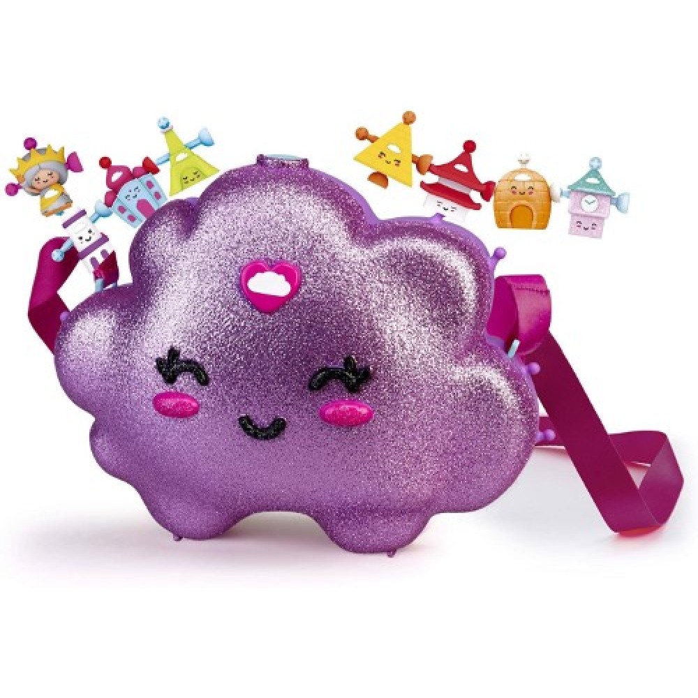 Ziwies bolso nube purpurina