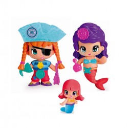 Pinypon figuras pirata y sirenas