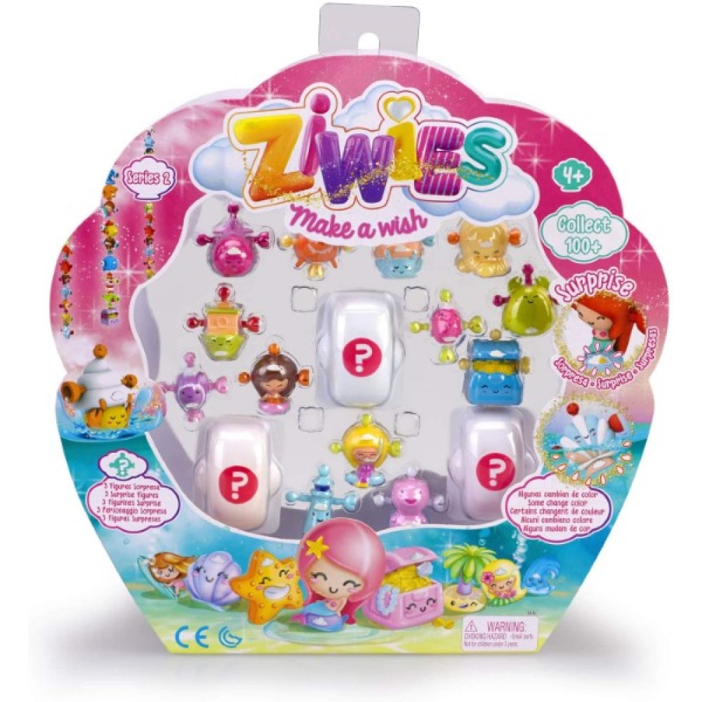 Ziwies pack 16 figuras coleccionables