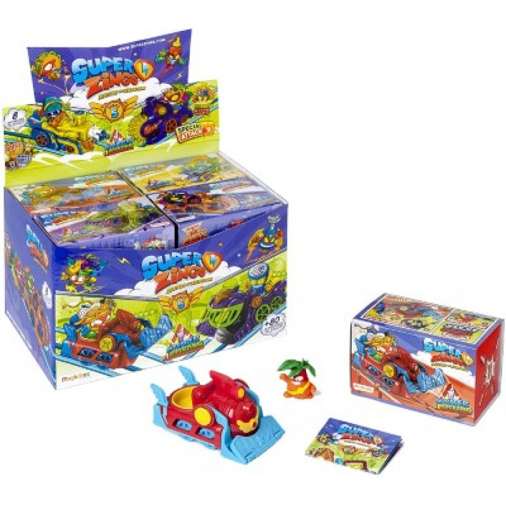 Superzings figura y vehículo Skyracers