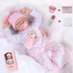 Muñeca Reborn Bebé Ojos cerrados