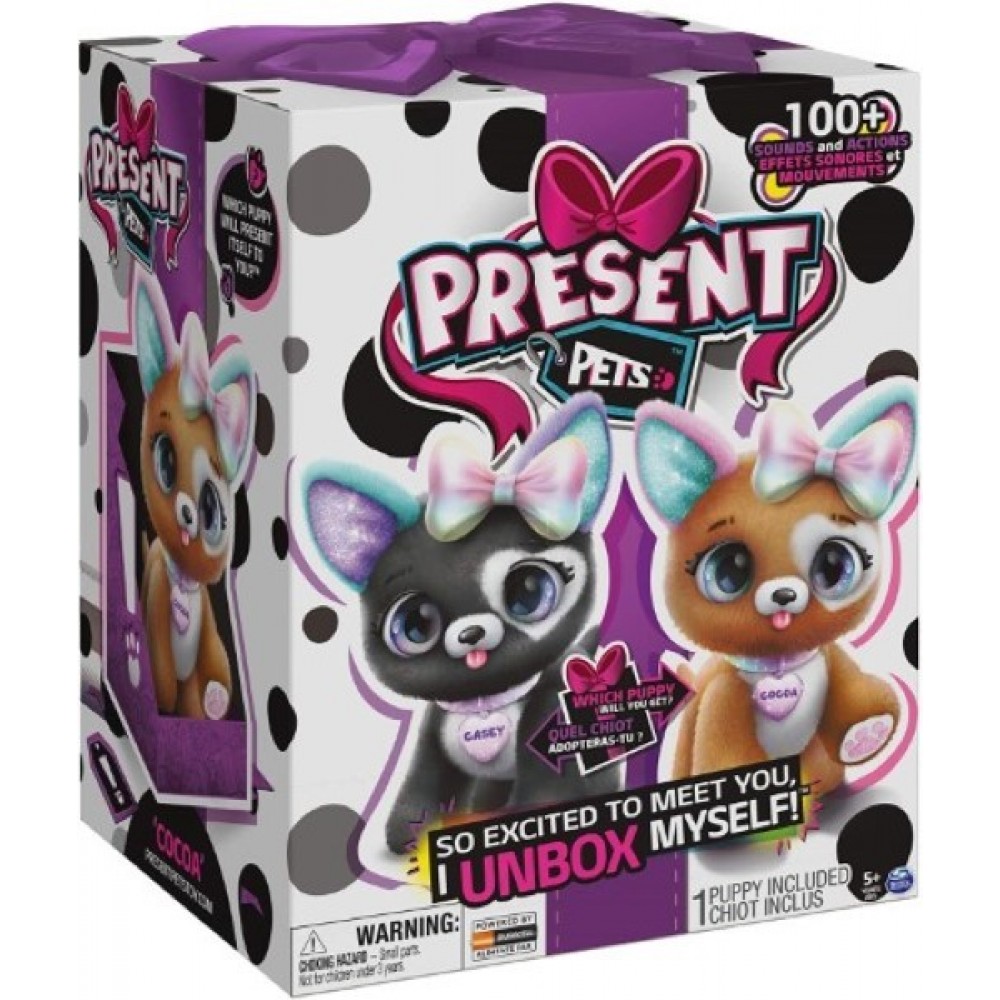 Present Pets mascota con escarcha