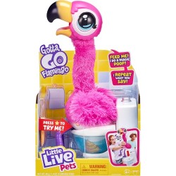 Little Live Pets Gotta Go Flamingo Flamenco Rosa que hace popó