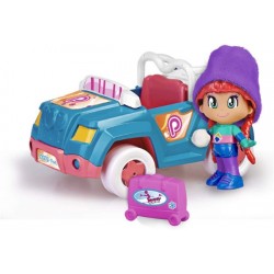 Pinypon coche nieve con remolque Pinypon coche nieve con remolque