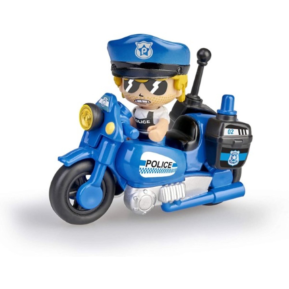 Pinypon Action moto policía