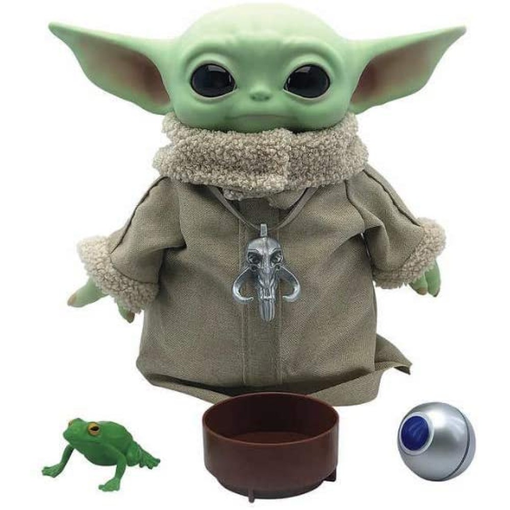 Mandalorian Baby Yoda con accesorios
