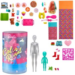 Barbie Color Reveal Pijamada divertida