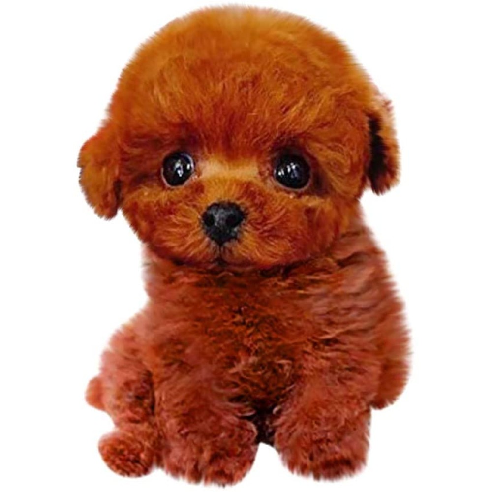 Peluche perrito realista - marrón