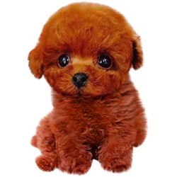 Peluche perrito realista - marrón