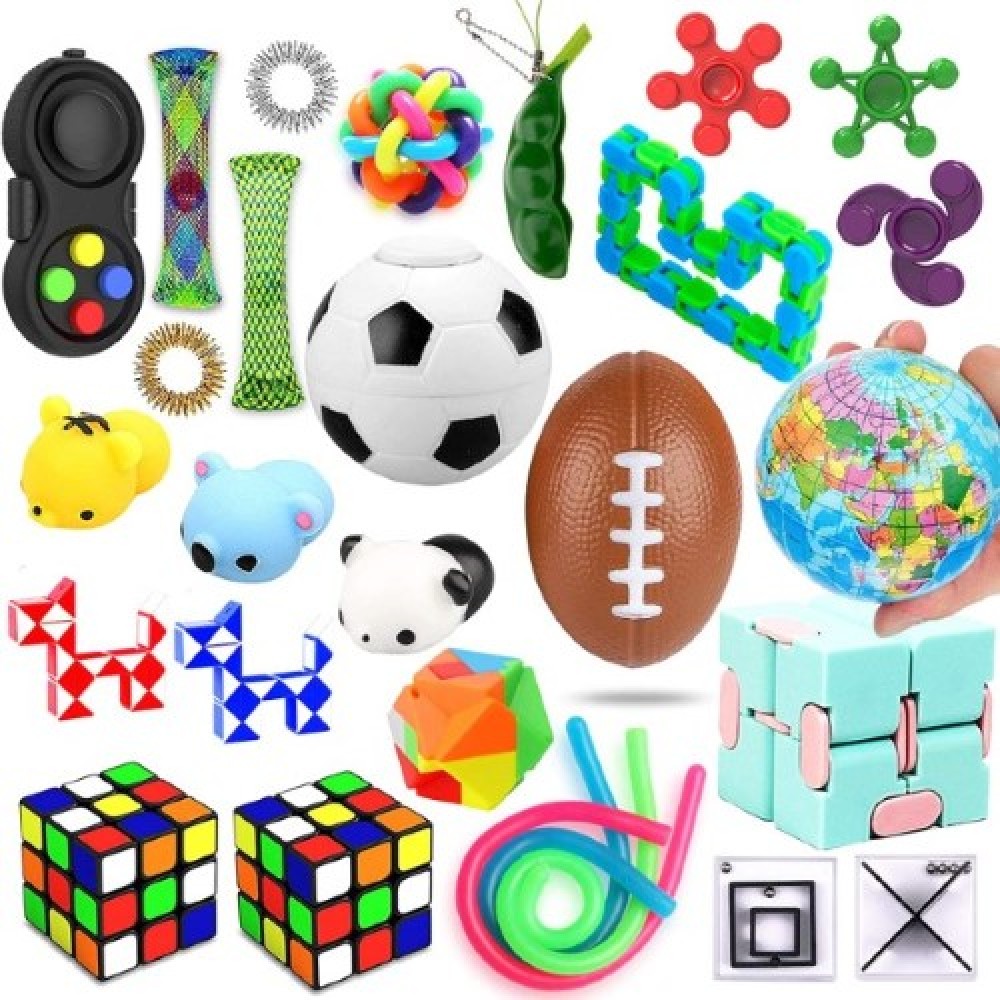 Pack 28 juguetes antiestrés surtido