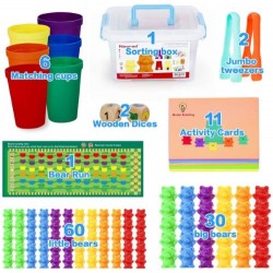 Set educativo cuenta osos multicolor Set educativo cuenta osos multicolor