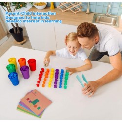 Set educativo cuenta osos multicolor Set educativo cuenta osos multicolor