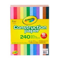 Crayola resma papel colores
