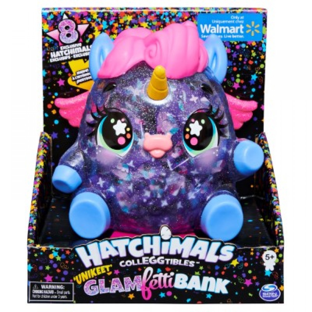 Hatchimals Colleggtibles Unikeet Glamfettibank