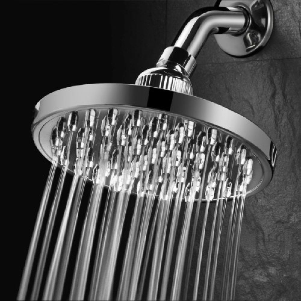 Regadera ducha tipo lluvia cromada