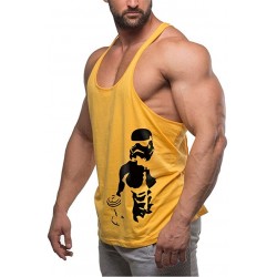 Camiseta elástica fitness Tank Top negra Camiseta elástica fitness Tank Top negra