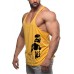 Camiseta elástica fitness Tank Top negra