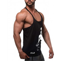 Camiseta elástica fitness Tank Top amarillo Camiseta elástica fitness Tank Top amarillo