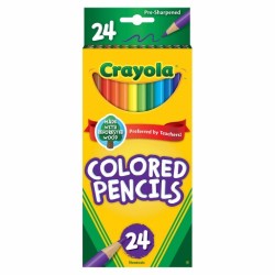 Crayola 24 lápices de colores