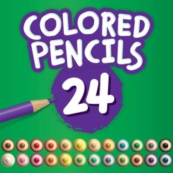 Crayola 24 lápices de colores