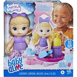Baby Alive Salón de belleza con espuma - rubia