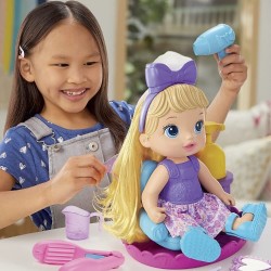 Baby Alive Salón de belleza con espuma - rubia