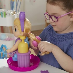 Baby Alive Salón de belleza con espuma - rubia