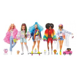 Barbie Extra pack 5 muñecas HGB61