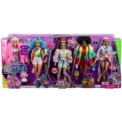 Barbie Extra pack 5 muñecas HGB61