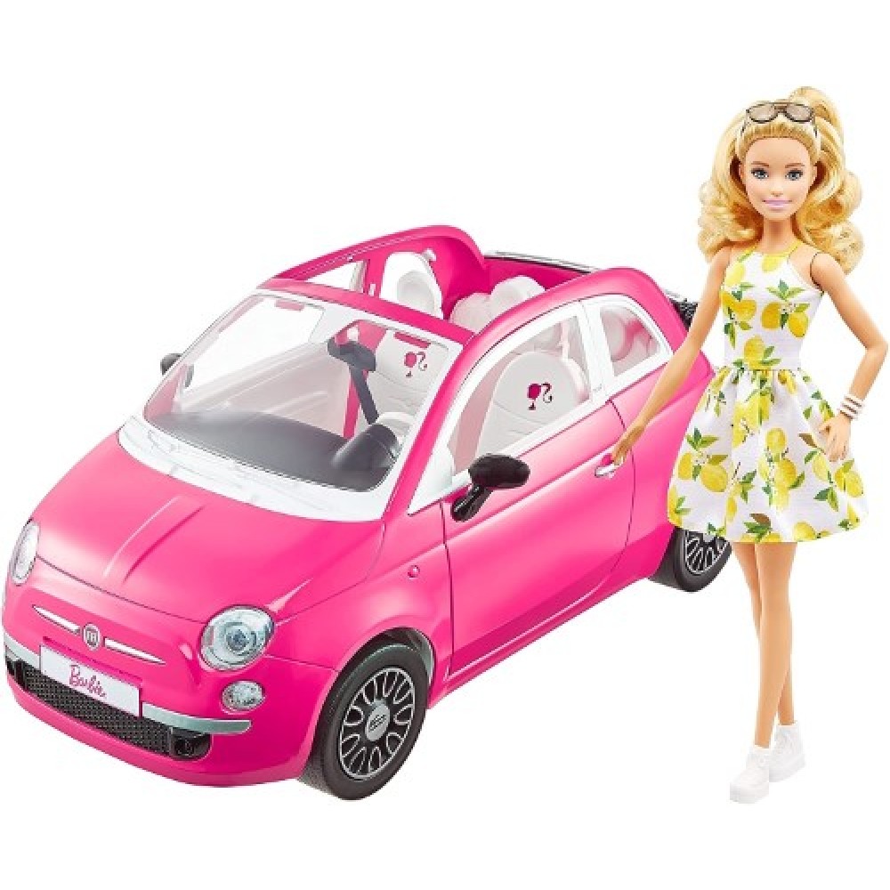 Barbie y su carro FIAT 500 - GXR57