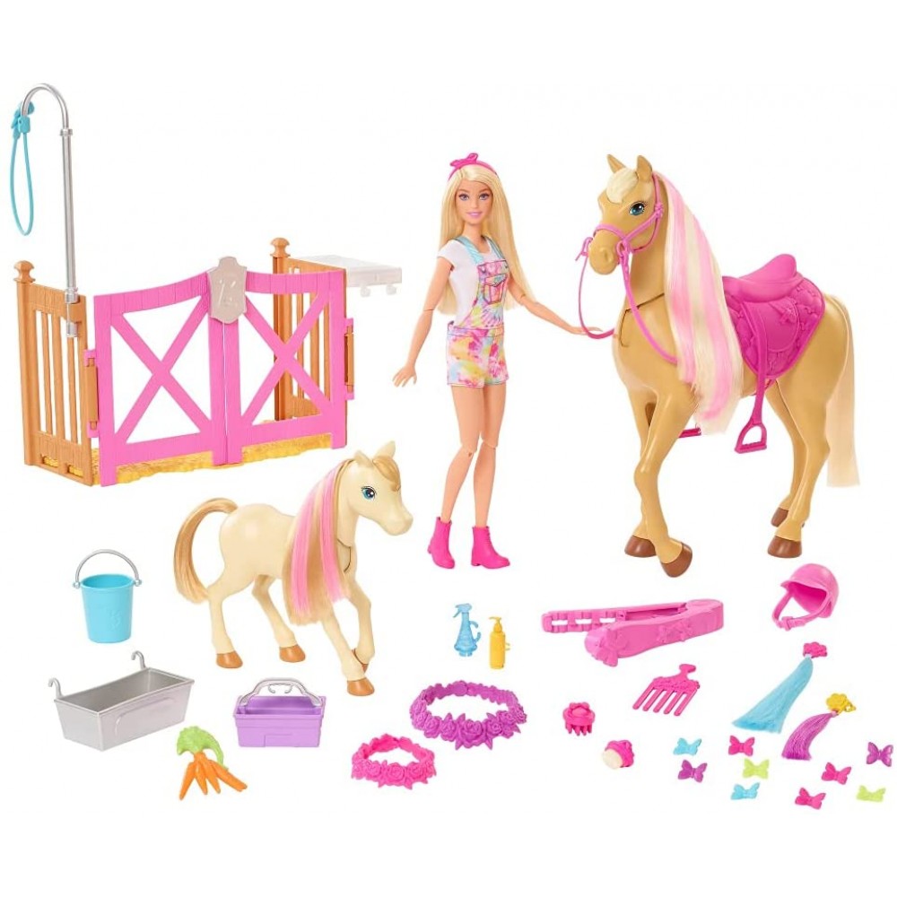 Barbie y su caballo peinados divertidos Barbie y su caballo peinados divertidos