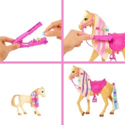 Barbie y su caballo peinados divertidos Barbie y su caballo peinados divertidos