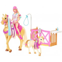 Barbie y su caballo peinados divertidos Barbie y su caballo peinados divertidos