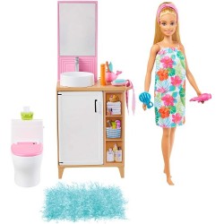 Barbie set baño Barbie set baño