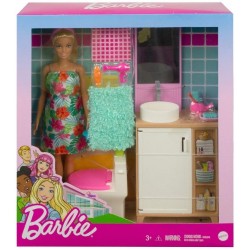 Barbie set baño Barbie set baño