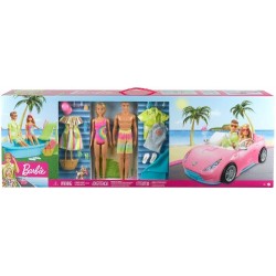 Barbie y Ken Set Verano carro y piscina GJB71
