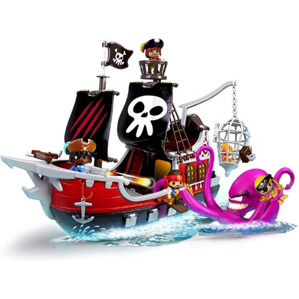 Pinypon Action barco pirata ataque al Kraken