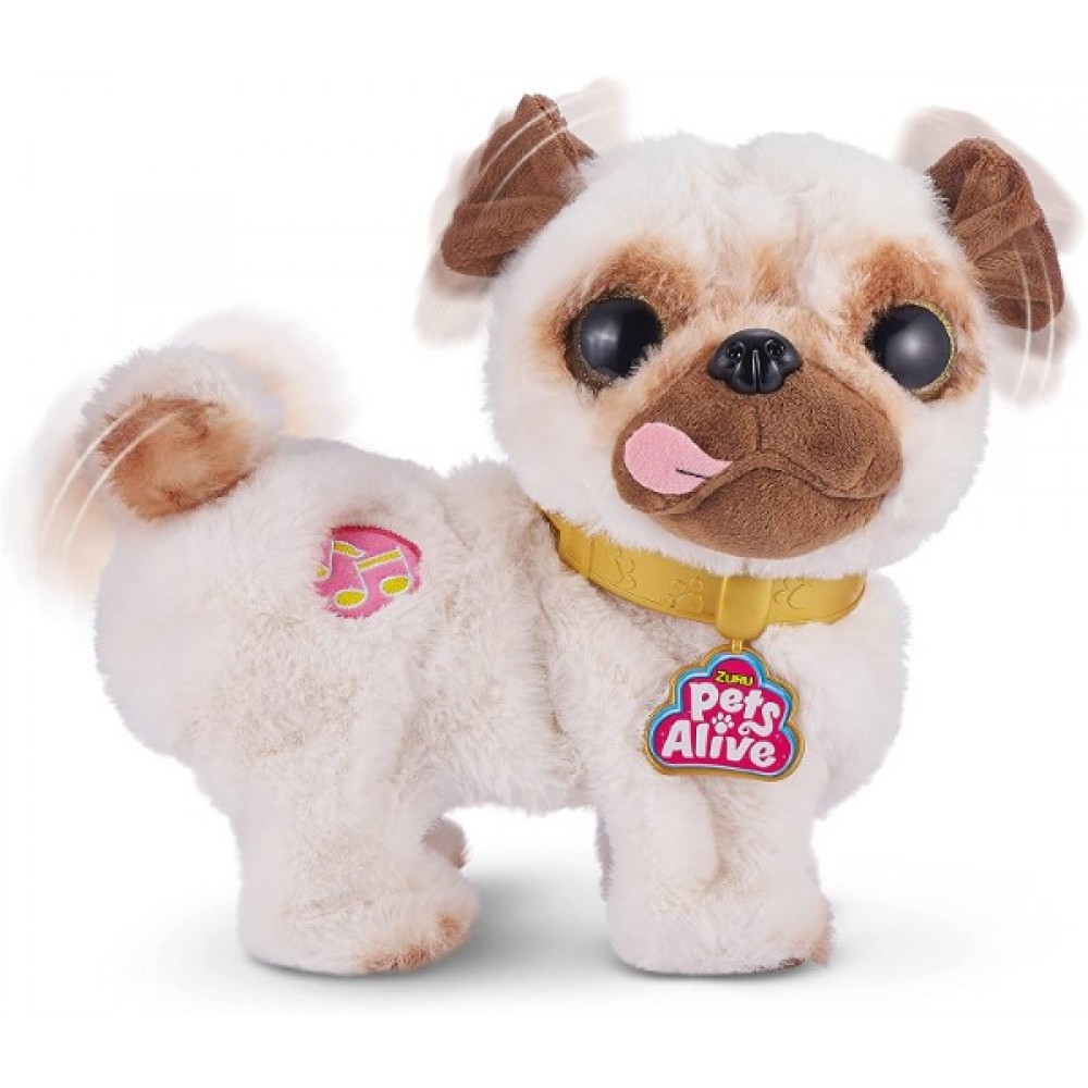 Zuru Pets Alive Poppy el Pug que perrea Zuru Pets Alive Poppy el Pug que perrea