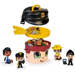 Pinypon Action cabeza de policía con figuras