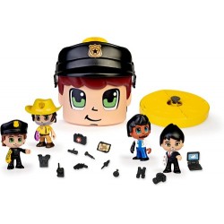Pinypon Action cabeza de policía con figuras