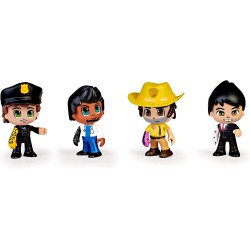 Pinypon Action cabeza de policía con figuras