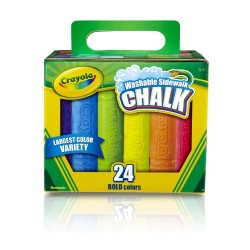Crayola 24 tizas artísticas lavables