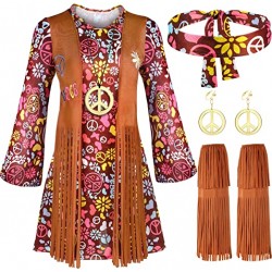 Disfraz con accesorios Chica Hippie Disfraz con accesorios Chica Hippie