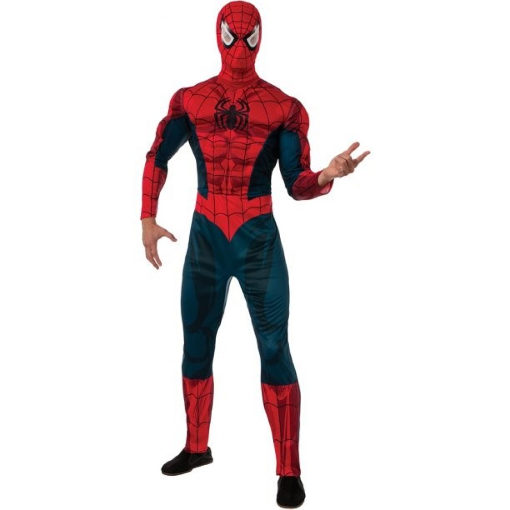 Spider-Man traje muscular Hombre Araña