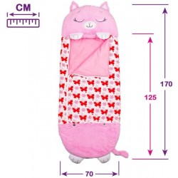Dormilocos almohada y bolsa de dormir - Gato