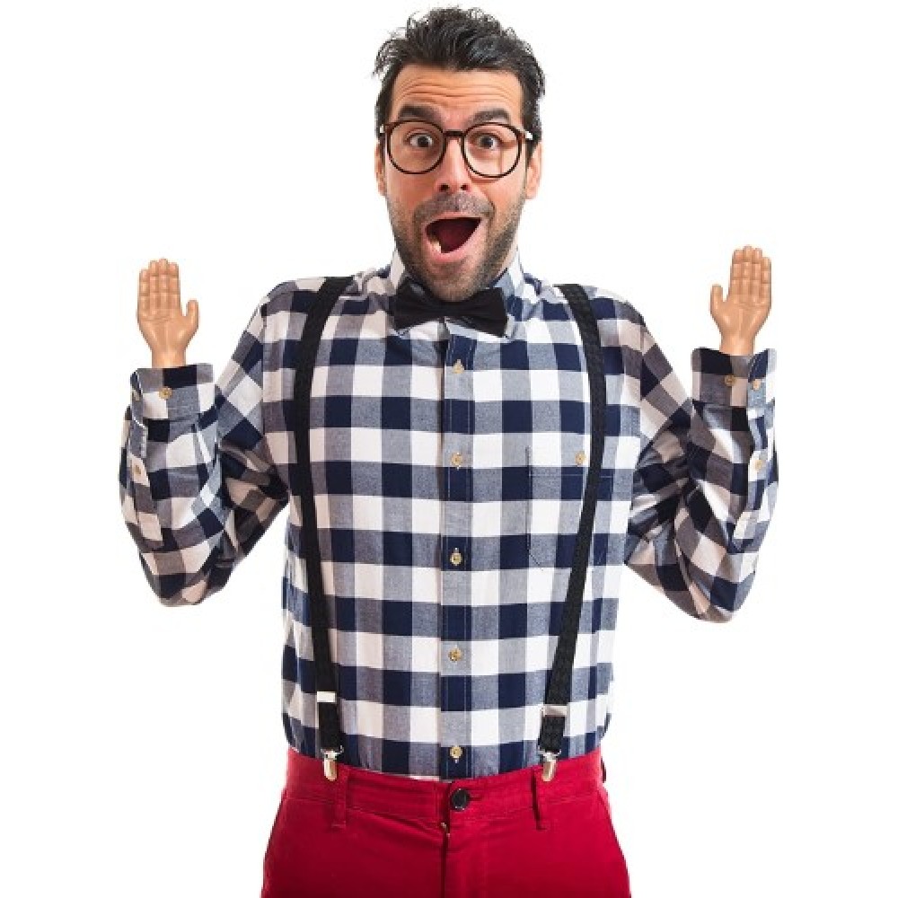 Dr Dingus Tiny Hands broma manos pequeñas